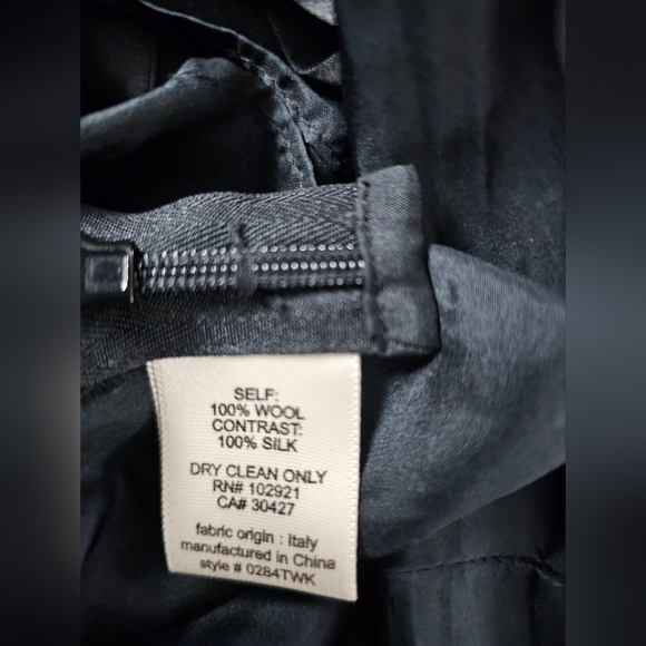 Development by Erica Davies Wool & Silk Embellished Top | Black | Size 2 - Picture 11 of 11